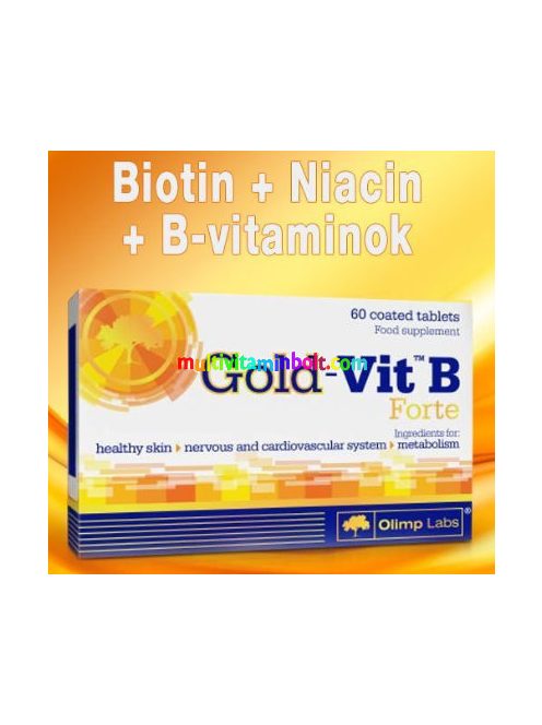 Olimp-Labs-Gold-VIT-B-Forte-vitamin-60-tabletta-niacin-b-komplex-biotin