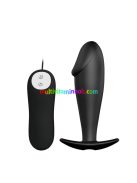 Pretty Love Vibrating Anal Stimulation Plug 2, 3  cm átmérőjű, vibrátoros záróizom tágító