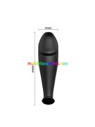 Pretty Love Vibrating Anal Stimulation Plug 2, 3  cm átmérőjű, vibrátoros záróizom tágító