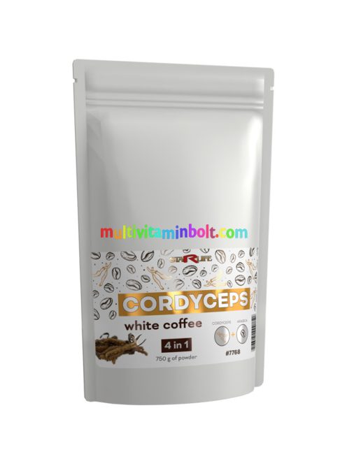 Cordyceps White Coffee Star 4 in 1, Instant Kávé  750 g, ginzenggel nagyon finom -  Starlife 