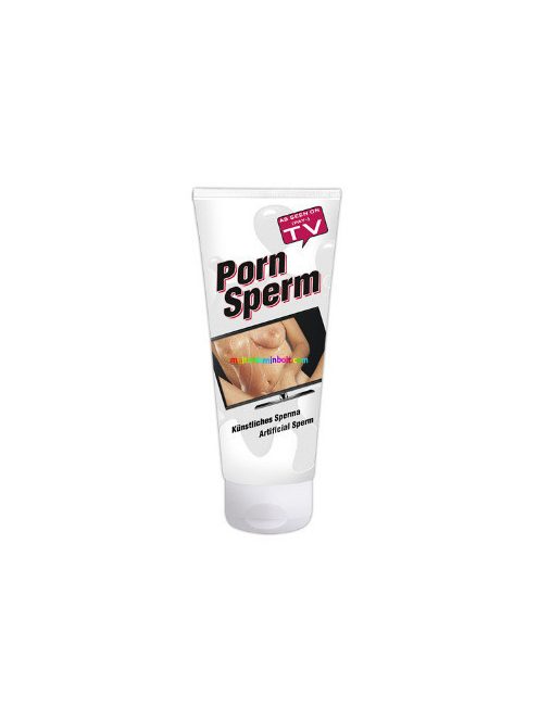 Porn Sperm Fake Sperm 125 ml, áttetsző, fehér színű, gél állagú mesterséges sperma, műsperma, sikosító, vízbázisú - Orion