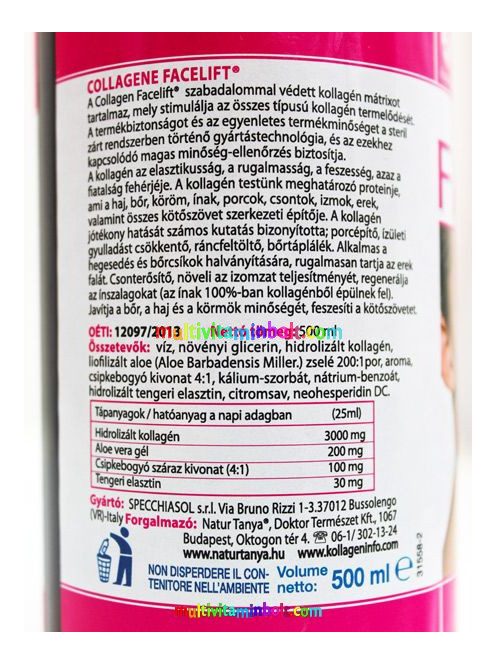 facelift-collagene-matrix-kollagen-fozet-3x500ml-koncentratum-specchiasol