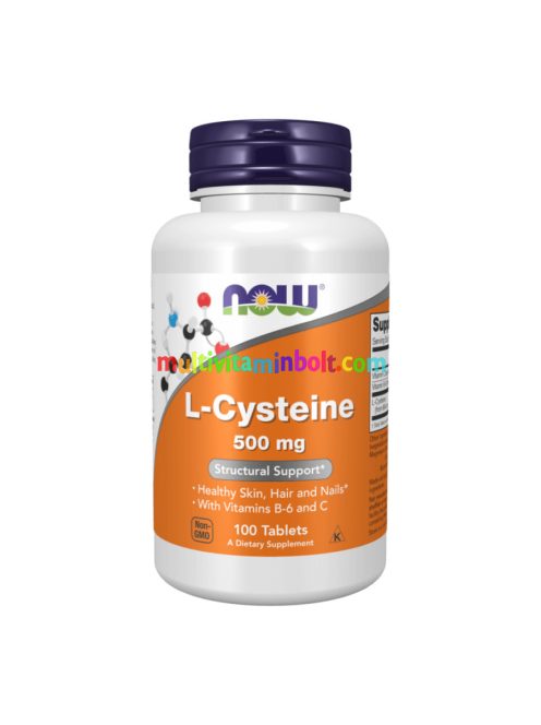 L-Cysteine 500 mg - 100 kapszula - NOW Foods