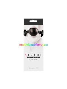 Sinful Ball Gag Black