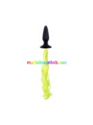 Unicorn Tails Yellow, szilikon és selyem, záróizom tágító, lazító eszköz
