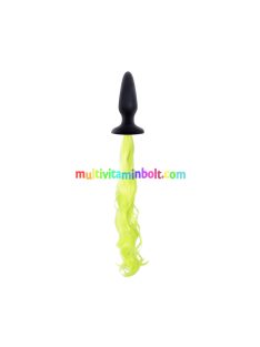 Unicorn Tails Yellow, szilikon és selyem, záróizom tágító, lazító eszköz