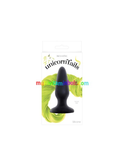 Unicorn Tails Yellow, szilikon és selyem, záróizom tágító, lazító eszköz