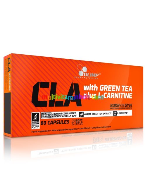 Olimp Labs CLA & GREEN TEA plus L-CARNITINE SE zsírégető - 60 kapszula SE