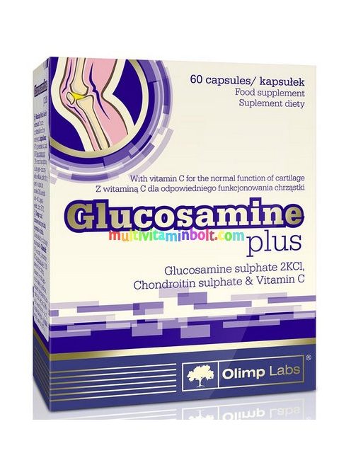 Glucosamine Plus ízületvédő 60 db kapszula, glükozamin, kondroitin - Olimp Labs 