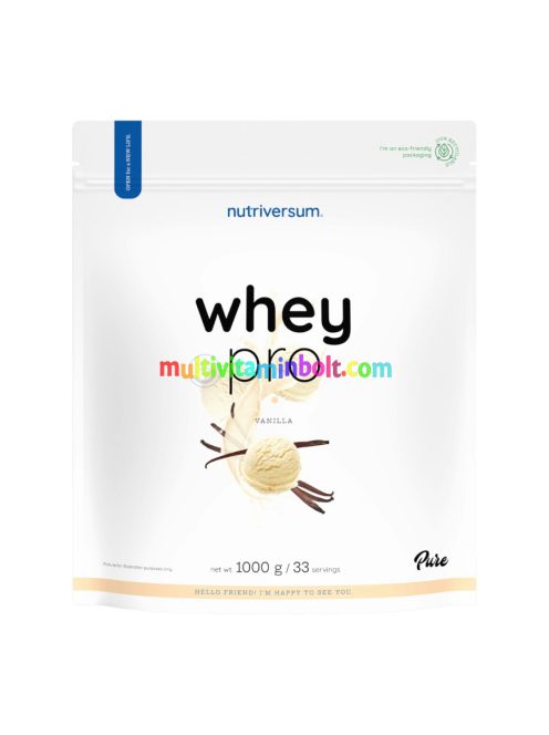 Whey PRO - 1000 g - vanília - Nutriversum