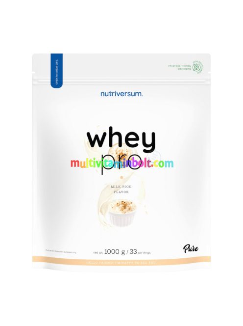 Whey PRO - 1000 g - tejberízs - Nutriversum