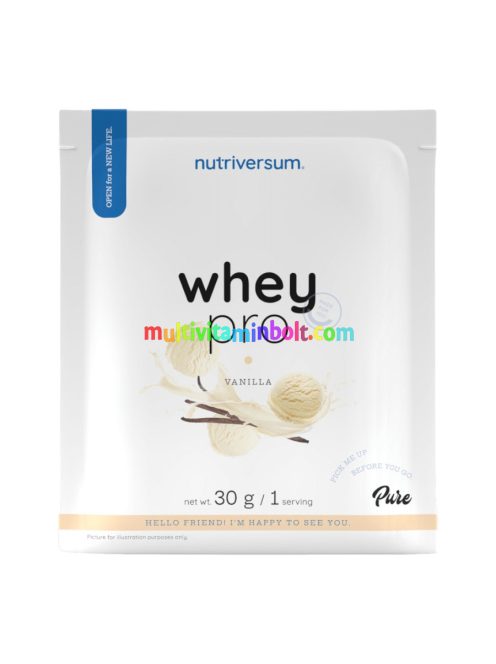 Whey PRO - 30 g - vanília - Nutriversum