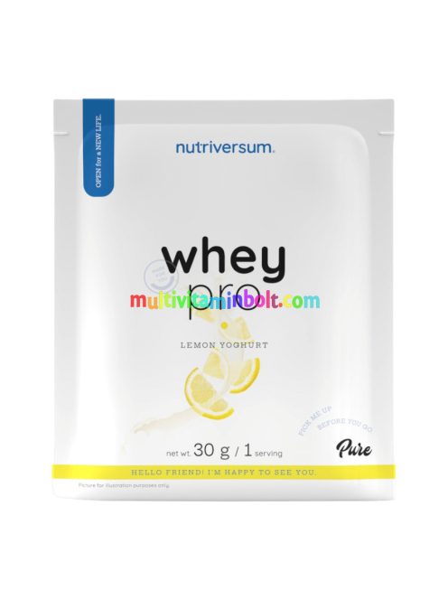 Whey PRO - 30 g - citrom-joghurt - Nutriversum