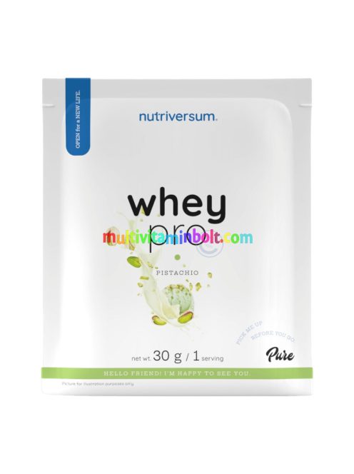 Whey PRO - 30 g - pisztácia - Nutriversum