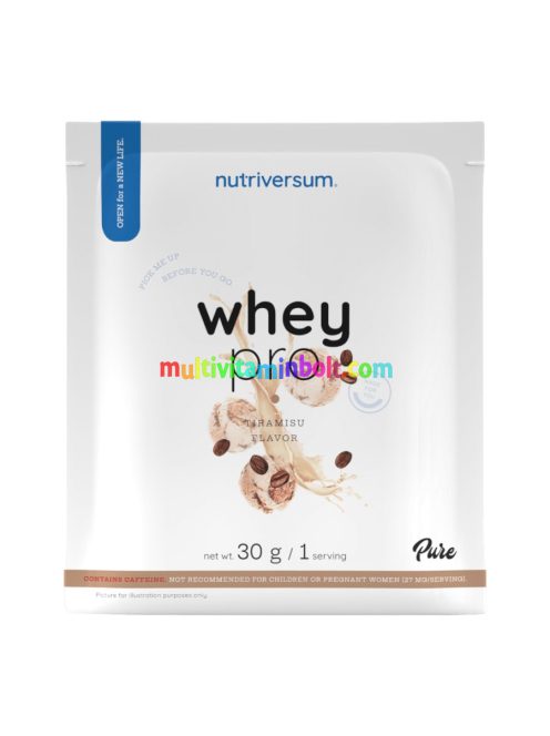 Whey PRO - 30 g - tiramisu - Nutriversum