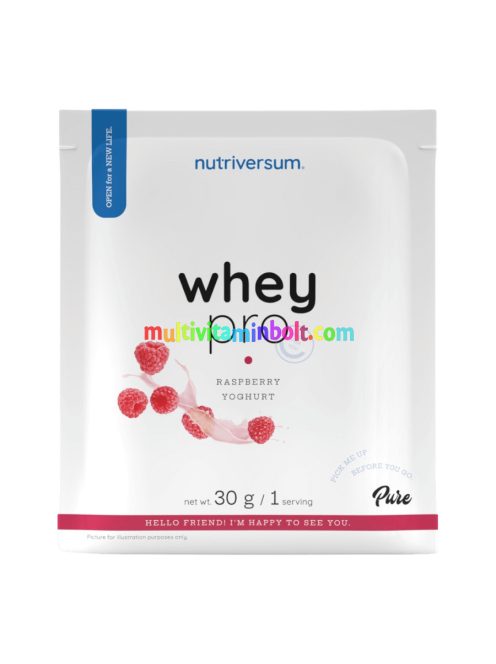 Whey PRO - 30 g - málna-joghurt - Nutriversum