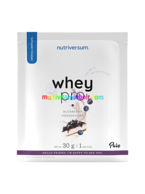 Whey PRO - 30 g - áfonyás sajttorta - Nutriversum