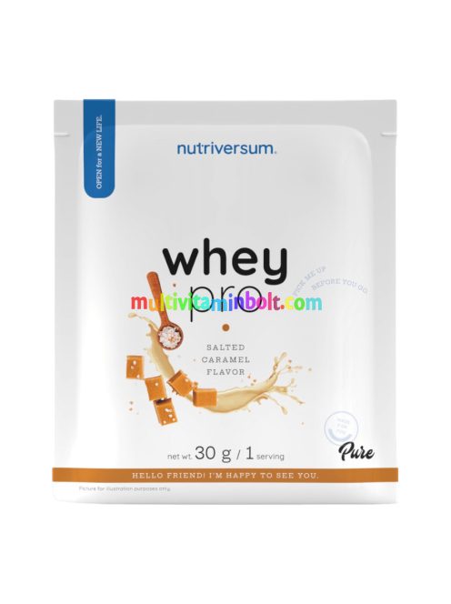 Whey PRO - 30 g - sós karamell - Nutriversum