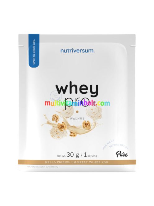 Whey PRO - 30 g - dió - Nutriversum