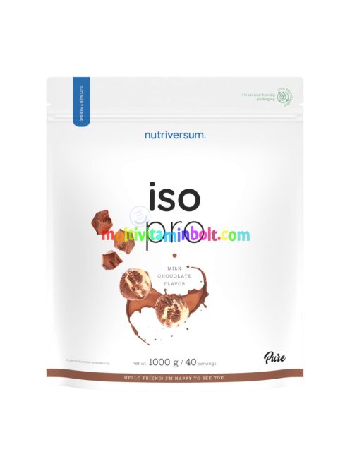 ISO PRO - 1000 g - tejcsokoládé - Nutriversum