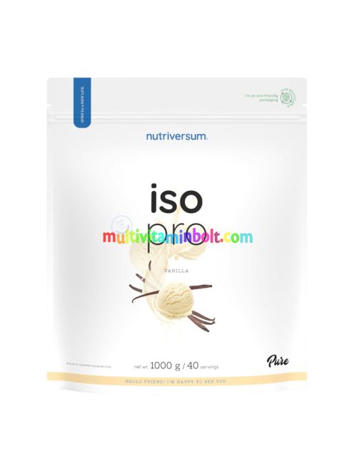 ISO PRO - 1000 g - vanília - Nutriversum