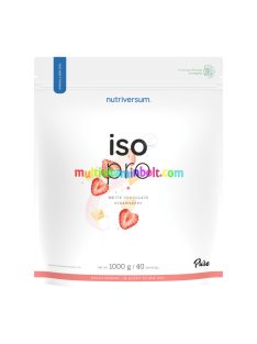 ISO PRO - 1000 g - fehér csokoládé-eper - Nutriversum