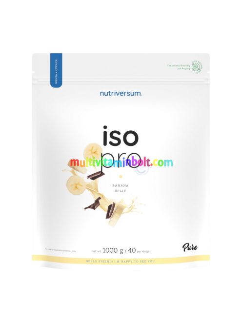 ISO PRO - 1000 g - banán split - Nutriversum