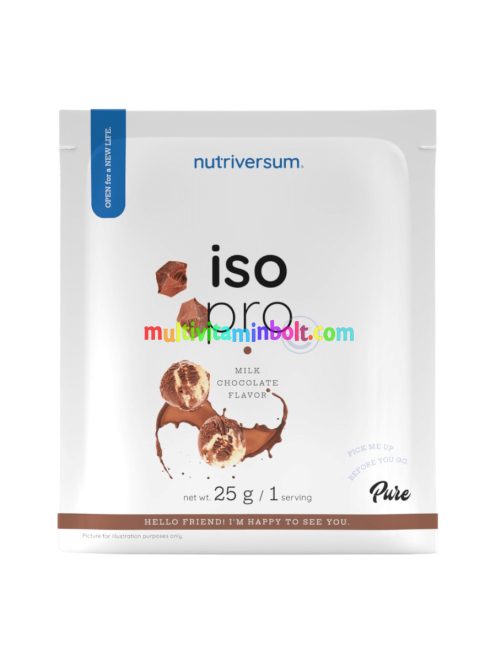 ISO PRO - 25 g - tejcsokoládé - Nutriversum