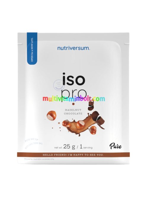 ISO PRO - 25 g - mogyorós-csokoládé - Nutriversum