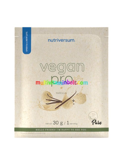 Vegan Pro - 30 g - vanília - Nutriversum