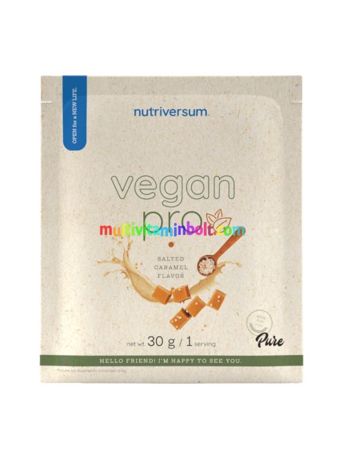 Vegan Pro - 30 g - sós karamell - Nutriversum