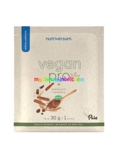   Vegan Pro - 30 g - csokoládé-fahéj steviával - Nutriversum