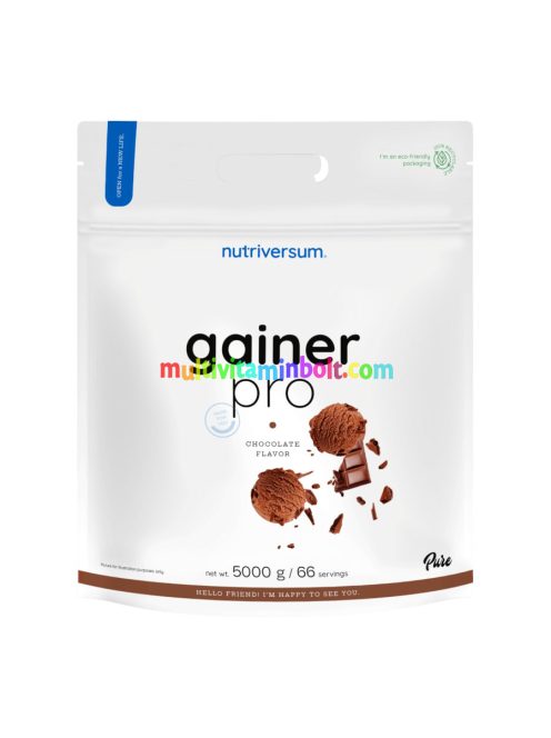 Gainer PRO - 5000 g - csokoládé - Nutriversum