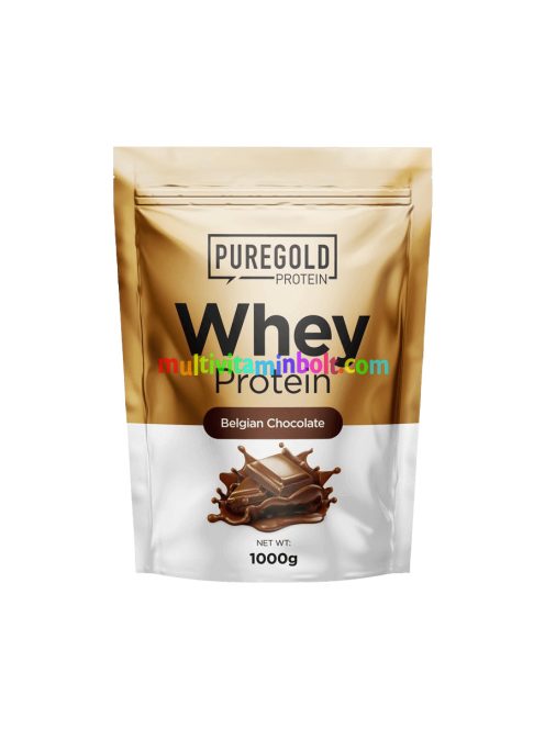 Whey Protein fehérjepor - 1 000 g - PureGold - belga csokoládé