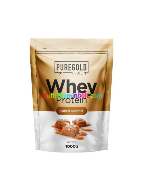 Whey Protein fehérjepor - 1 000 g - PureGold - sós karamell