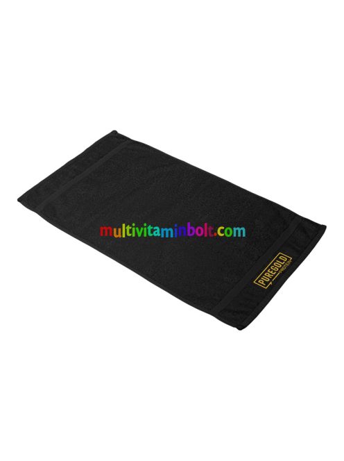 100% Pamut Fekete törölköző 40x80cm - PureGold