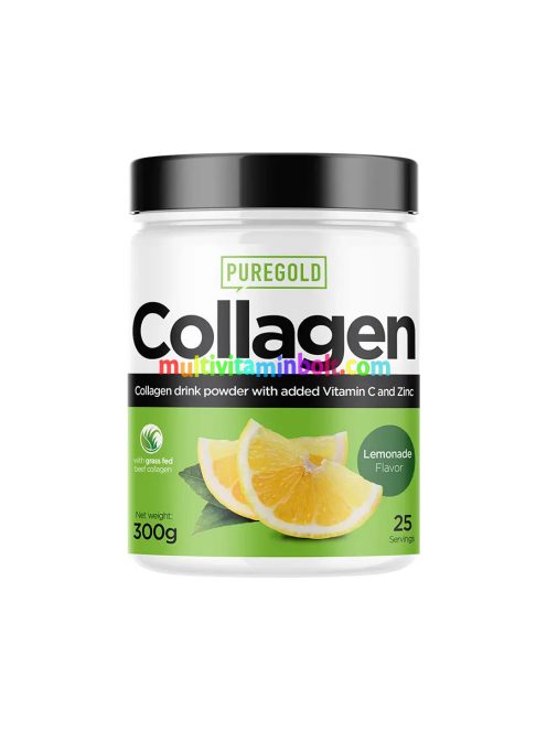 Collagen Marha kollagén italpor - Lemonade 300g - PureGold
