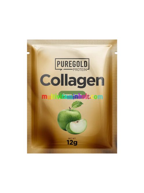 Collagen Marha kollagén italpor - Zöldalma - 12g - PureGold