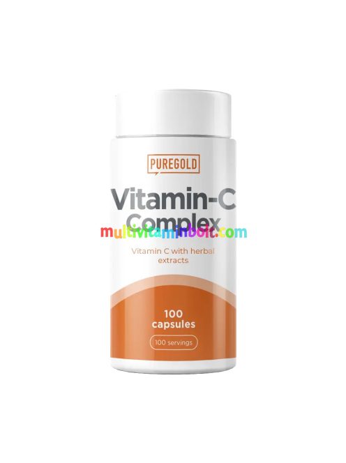 C-Complex C-vitamin növényi kivonatokkal - 100 kapszula - PureGold