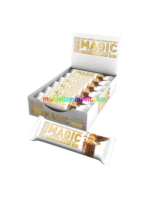 Magic Bar protein szelet - Salted Nuts & Caramel - 24x45g Box - PureGold