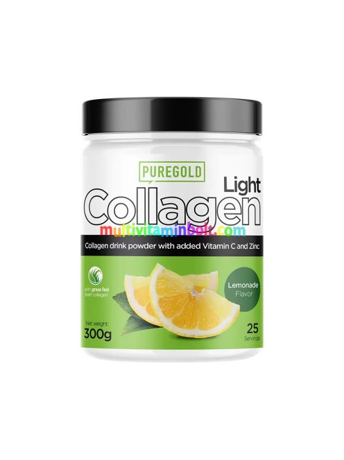 Collagen Marha kollagén italpor - Light Lemonade 300g - PureGold