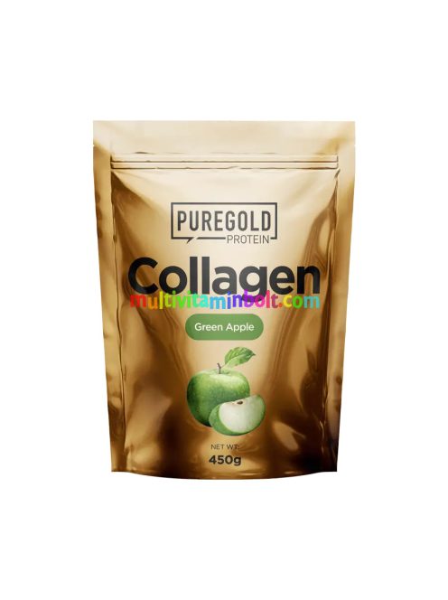 Collagen Marha kollagén italpor - Zöldalma - 450g - PureGold