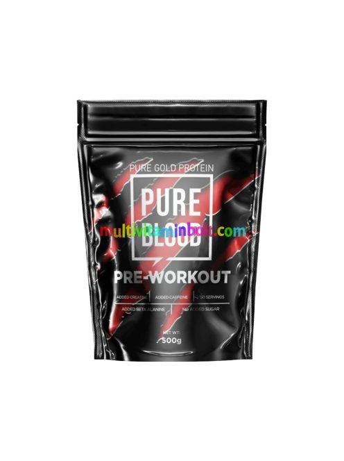 Pure Blood edzés előtti energizáló - 500g - Pink Lemonade - PureGold