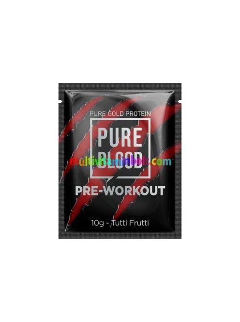 Pure Blood edzés előtti energizáló - 10g - Tutti Frutti - PureGold