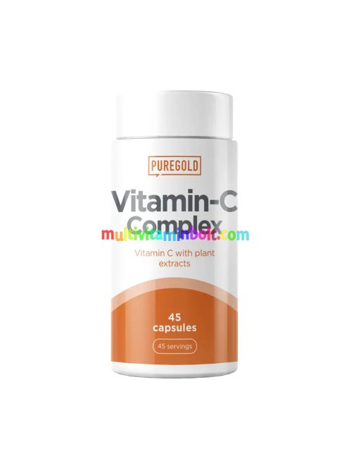 C-Complex C-vitamin növényi kivonatokkal - 45 kapszula - PureGold