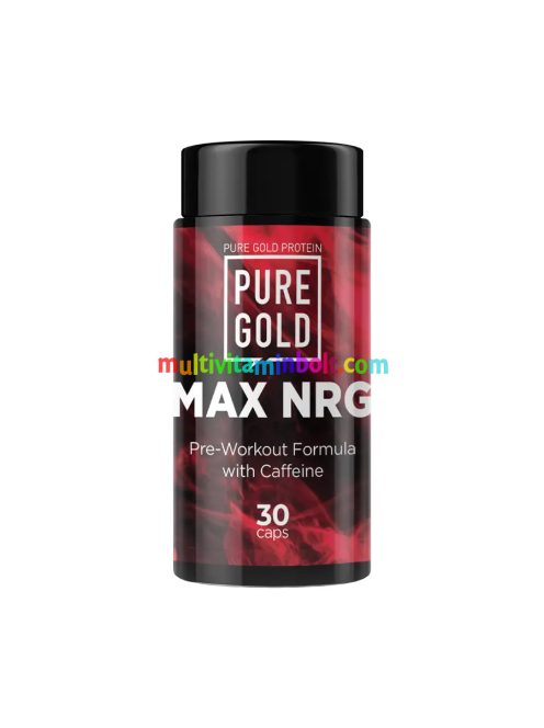 Max NRG edzés előtti - 30 kapszula - PureGold