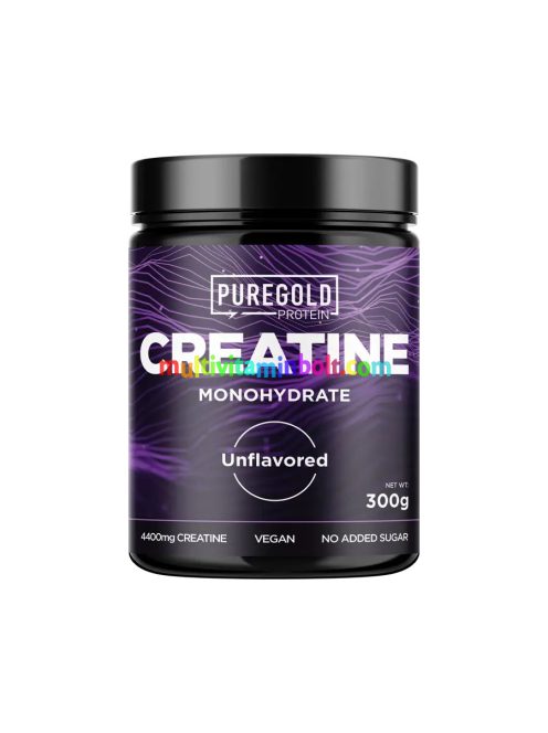 Creatine Monohydrate italpor - ízesítetlen - 300g - PureGold