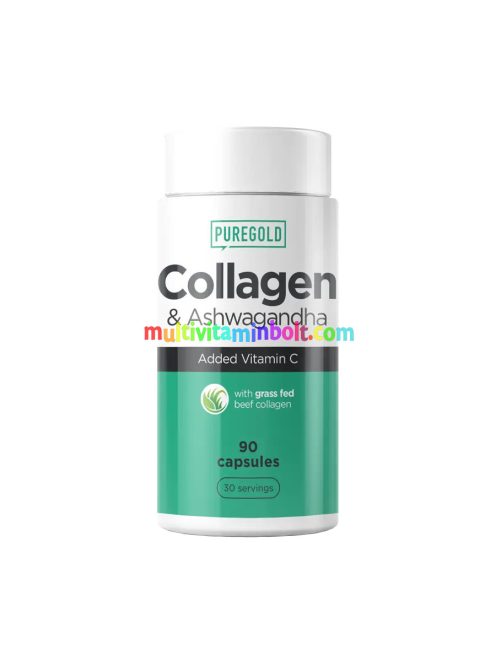 Collagen & Ashwagandha étrend-kiegészítő - 90 kapszula - PureGold