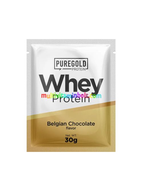 Whey Protein fehérjepor - 30 g - PureGold - belga csokoládé