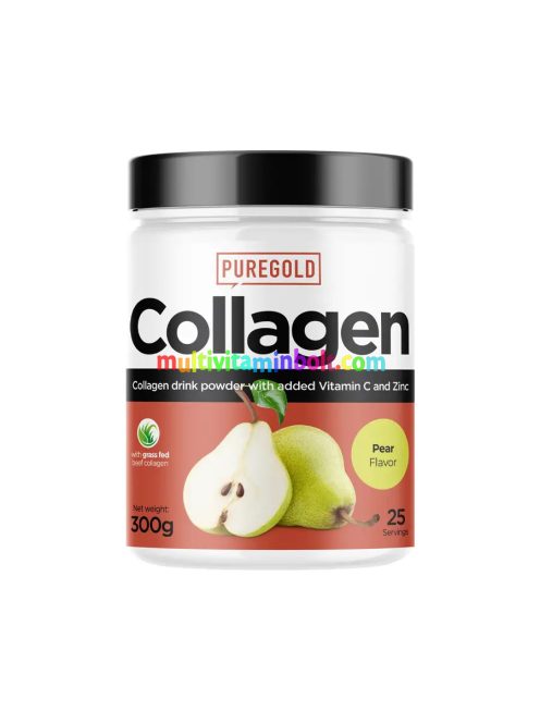 Collagen Marha kollagén italpor - Körte - 300g - PureGold